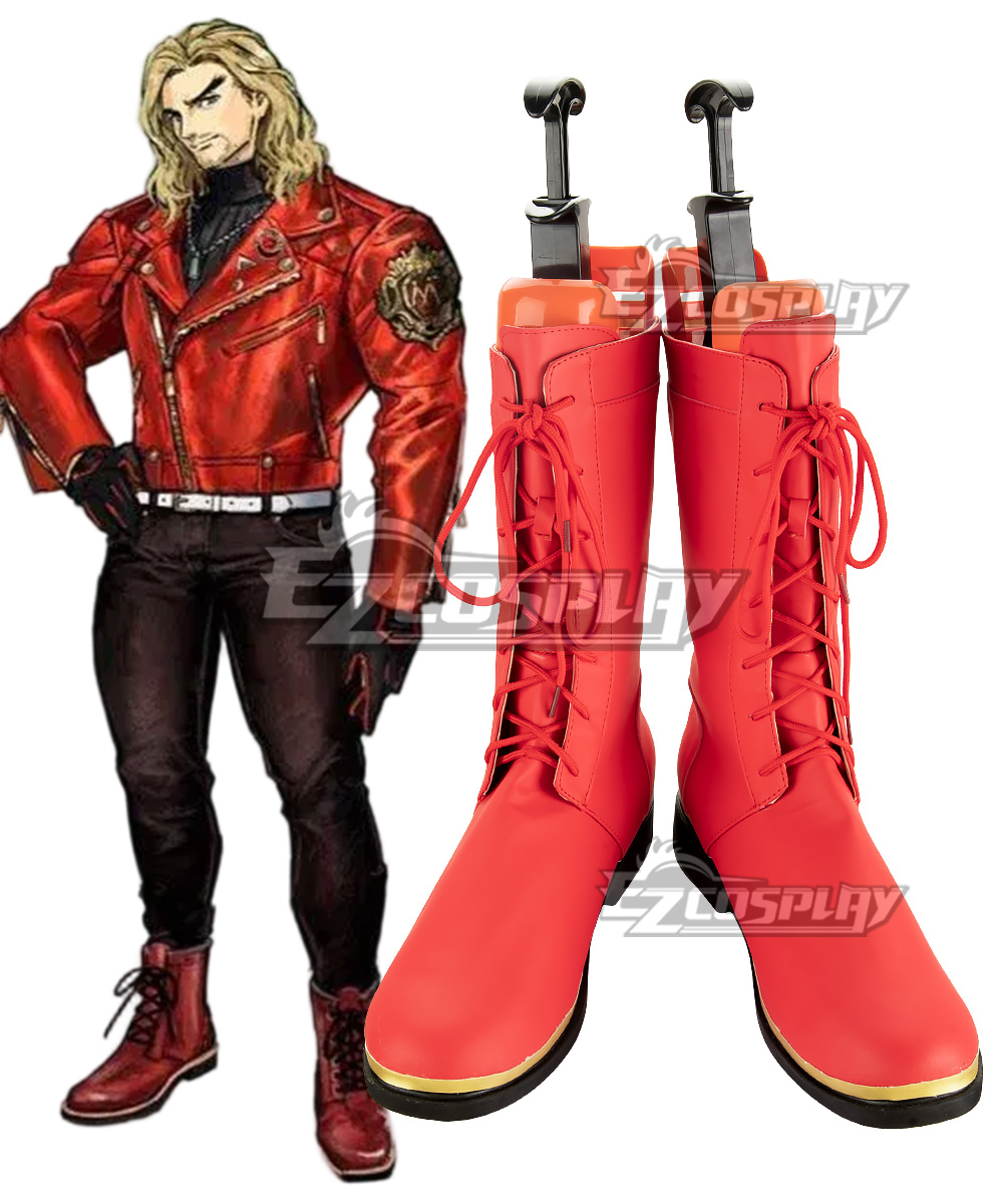 Street Fighter VI 6 Ken 2023 Shoes Cosplay Boots