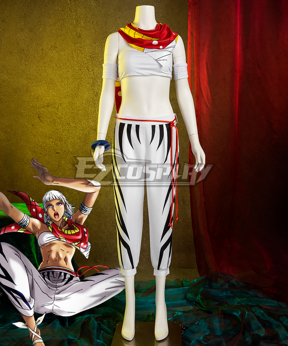 Street Fighter VI 6 SF6 Elena Cosplay Costume