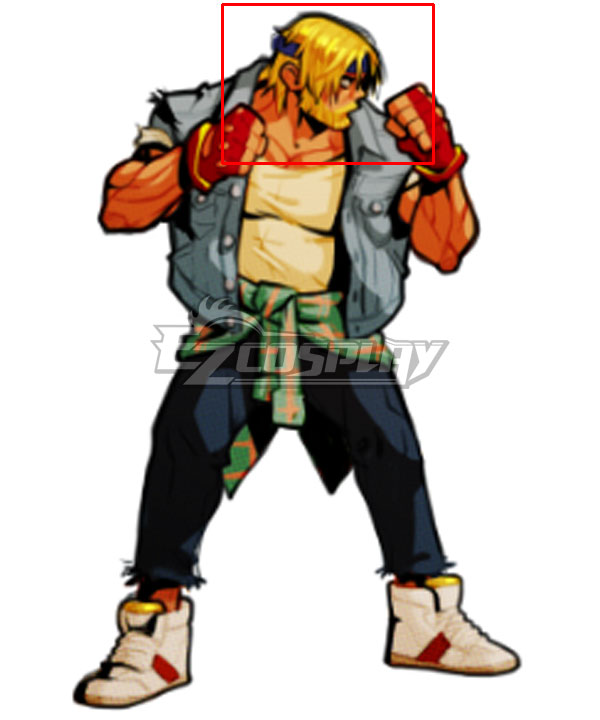 Streets Of Rage 4 Axel Stone Golden Cosplay Wig