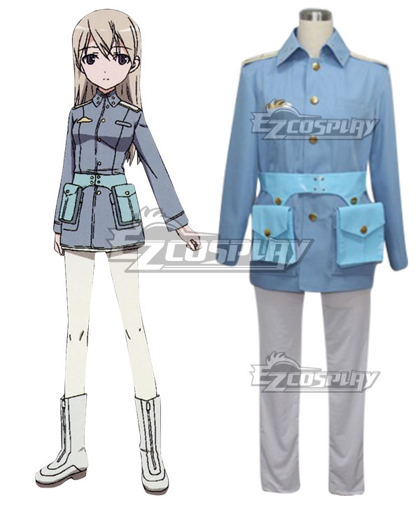 Strike Witches Eila Ilmatar Juutilainen Cosplay Costume