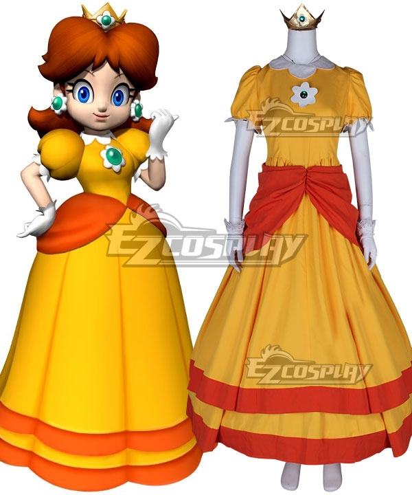 Super Mario Land Princess Daisy Cosplay Costume