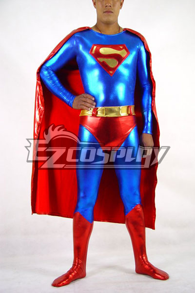 

DC Superman Classic Shiny Red Cosplay Costume