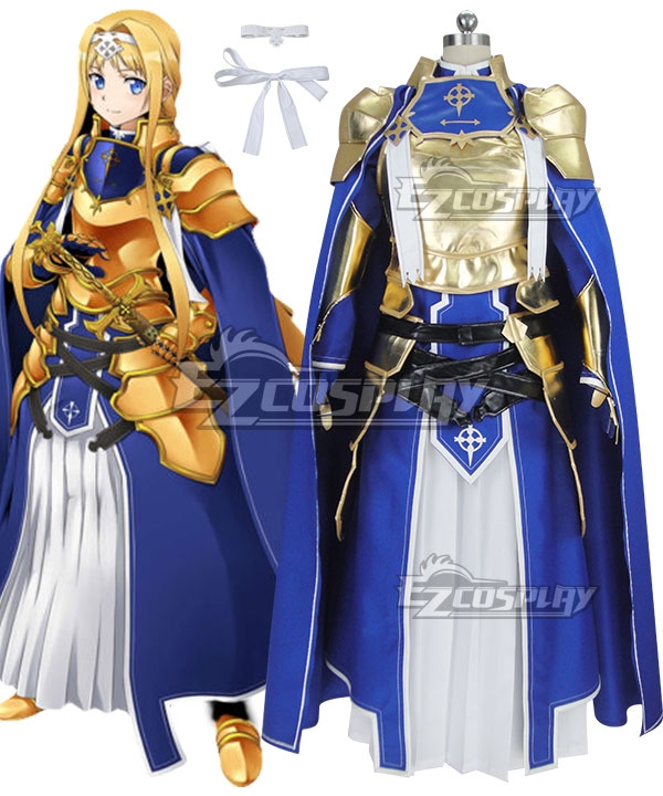 Sword Art Online Alicization SAO Alice Battle Suit Cosplay Costume ...