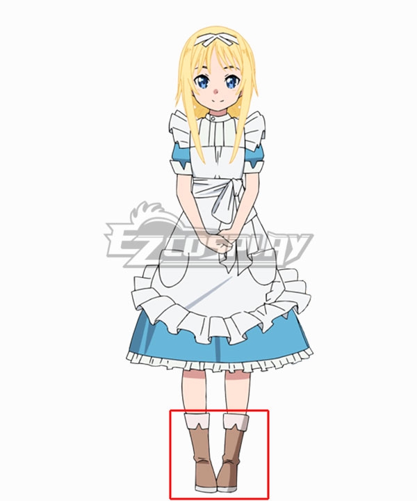 

Sword Art Online Alicization SAO Alice Pink Brown Cosplay Shoes