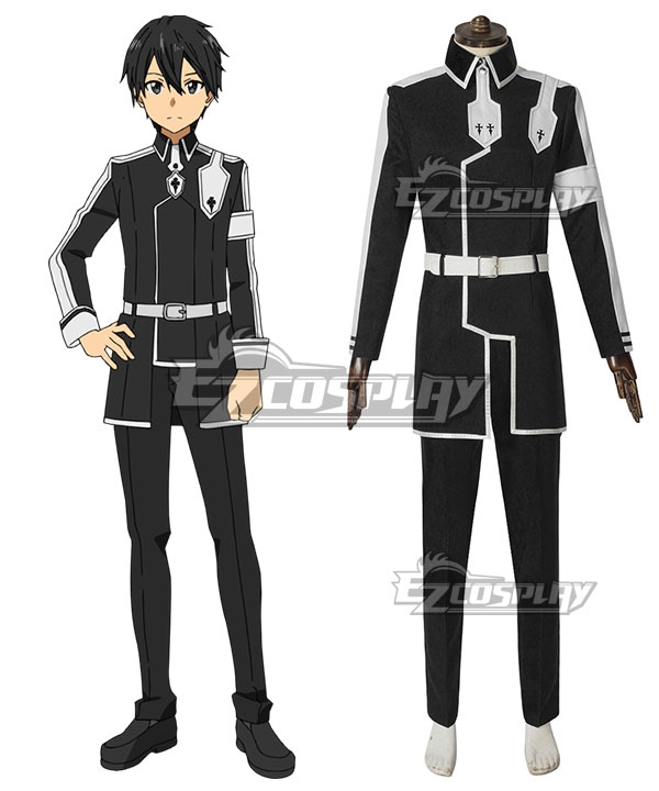 

Sword Art Online Alicization SAO Anime Kirito Battle Suit Cosplay Costume