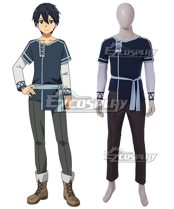 

Sword Art Online Alicization SAO Kirito Cosplay Costume - A Edition