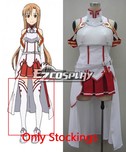 Sword Art Online Asuna Yuuki New Version Stockings Cosplay Accessory Prop
