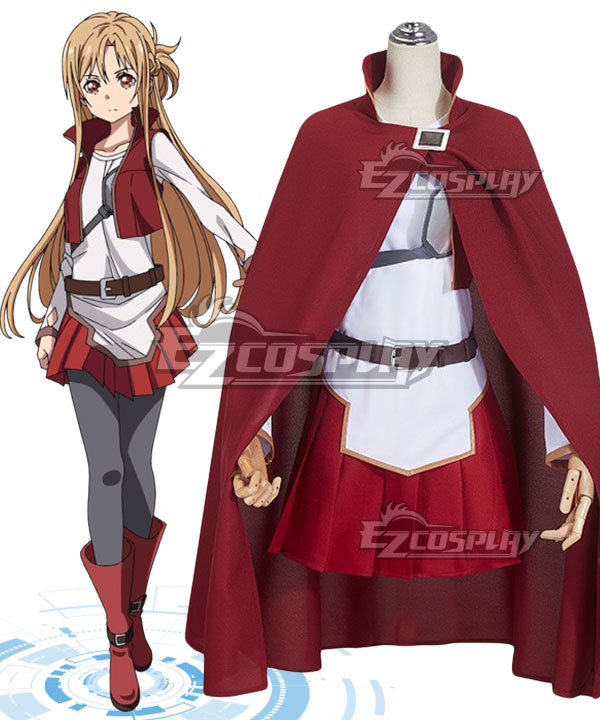 Sword Art Online Progressive SAO Yuuki Asuna Yuki Asuna Cosplay Costume