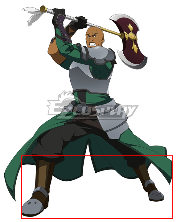 

Sword Art Online SAO Agil Egiru Extra Edition Brown Shoes Cosplay Boots