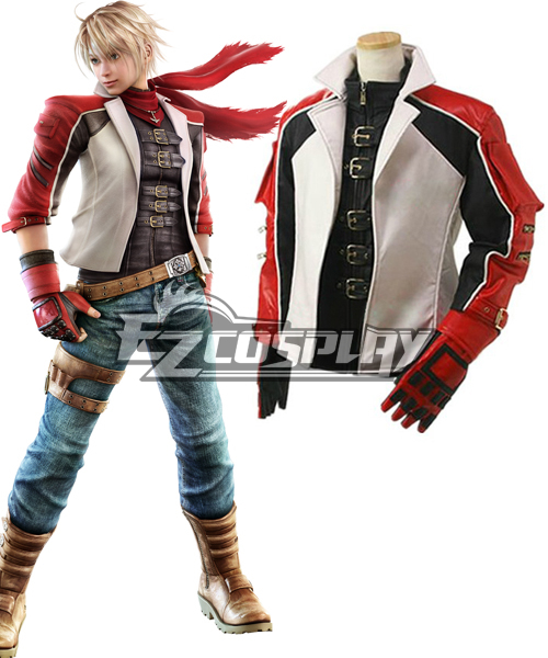 Tekken 6 Leo Kliesen Leather Jacket Cosplay Costume