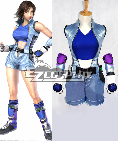 Tekken Asuka Kazama Blue Dress Cosplay Costume