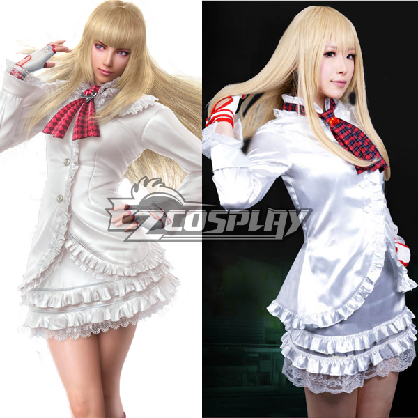Tekken Lili White Dress Cosplay Costume