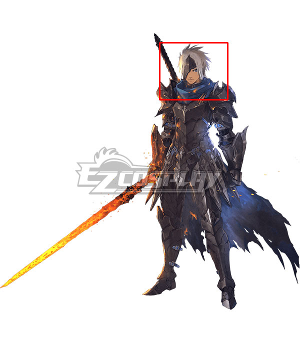 Tales Of Arise Alphen Silver Cosplay Wig