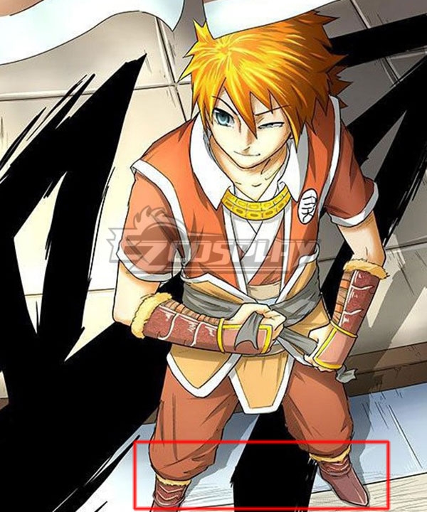 

Tales of Demons and Gods Nie Li Red Brown Shoes Cosplay Boots