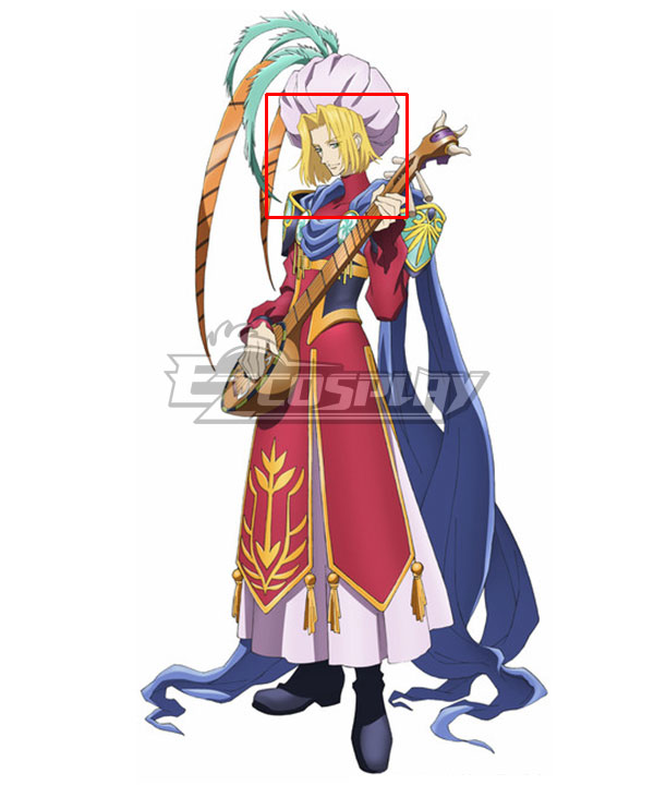 Tales of Destiny Karyl Sheeden Golden Cosplay Wig