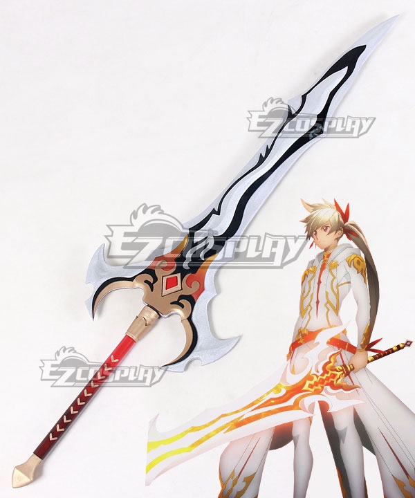 Tales Of Zestiria The X Sorey Kamui Divine Reliance Red Swords Cosplay Weapon Prop