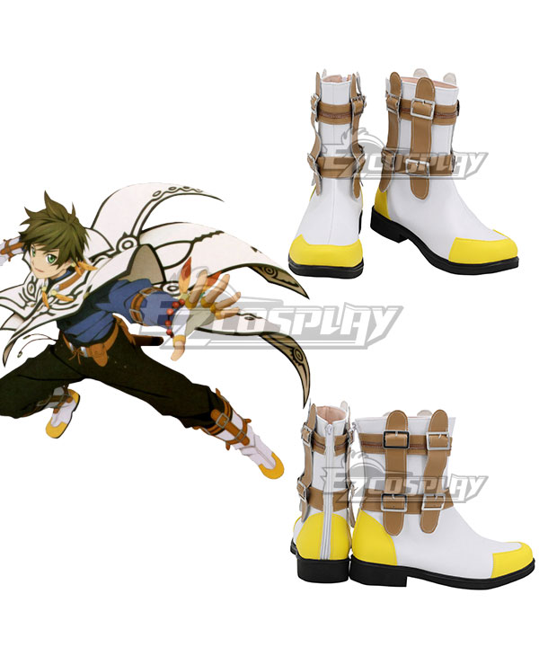 Tales of Zestiria the X Sorey White Shoes Cosplay Boots