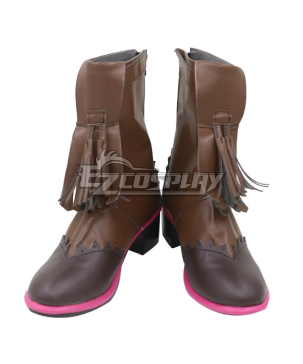 Tekken 8 Asuka Kazama Brown Cosplay Shoes