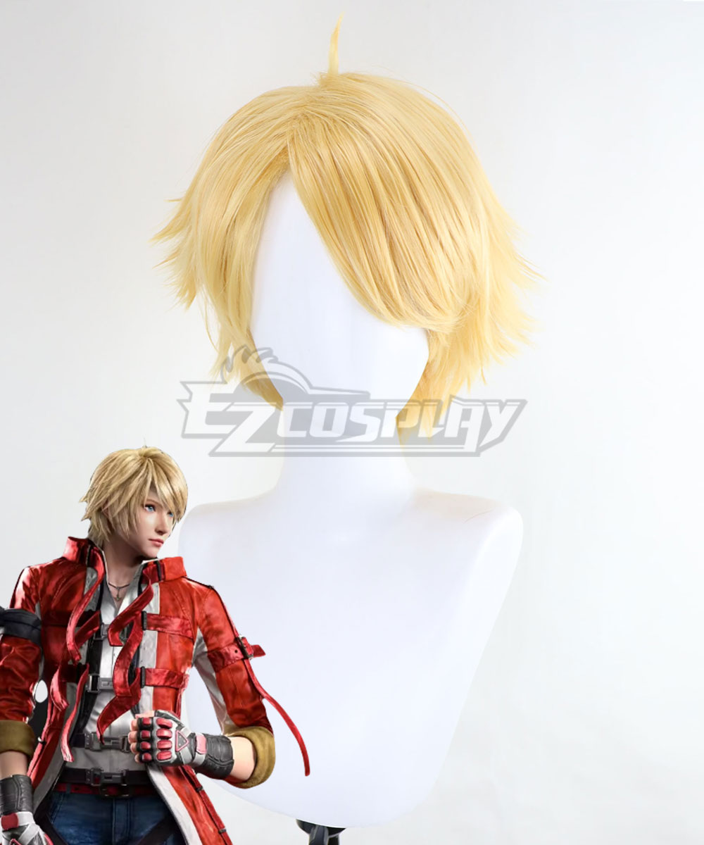 Tekken 8 Leo Kliesen Gold Cosplay Wig