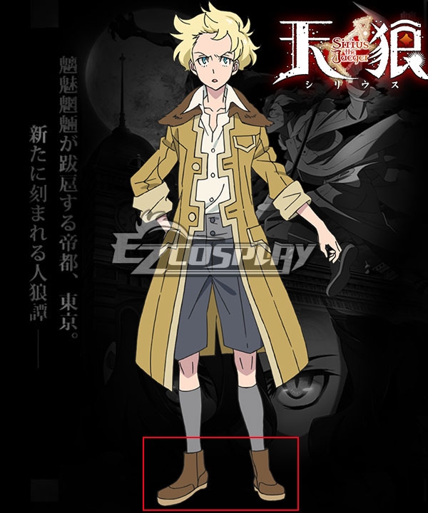 

Tenrou: Sirius the Jaeger Philip Brown Cosplay Shoes
