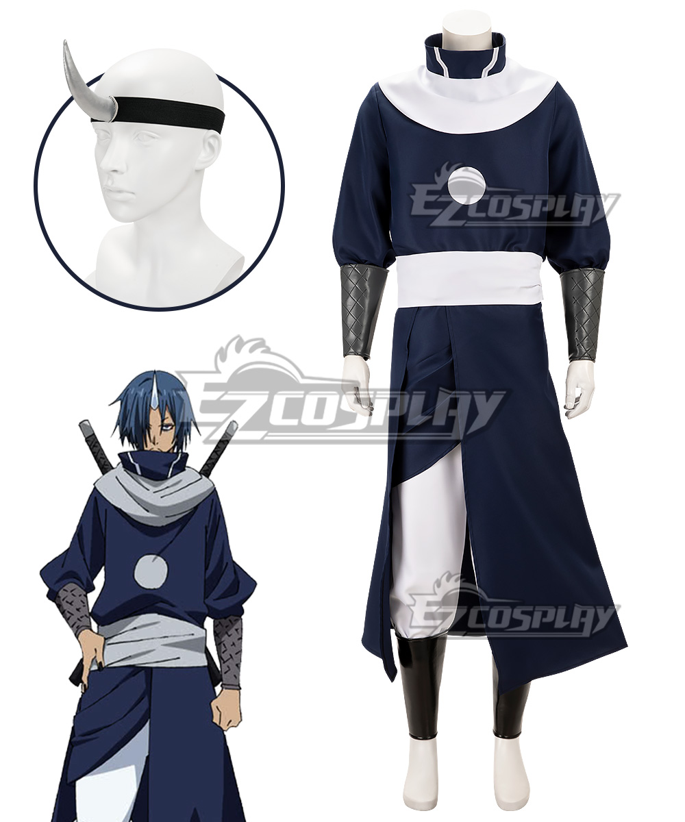 That Time I Got Reincarnated as a Slime Tensei Shitara Suraimu Datta Ken Souei Cosplay Costume - Including Horn Clips