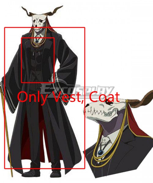 

The Ancient Magus' Bride Mahoutsukai No Yome Ellias Ainsworth Cosplay Costume - Only Vest, Coat