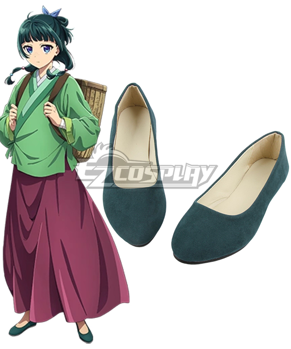 The Apothecary Diaries Maomao Green Cosplay Shoes