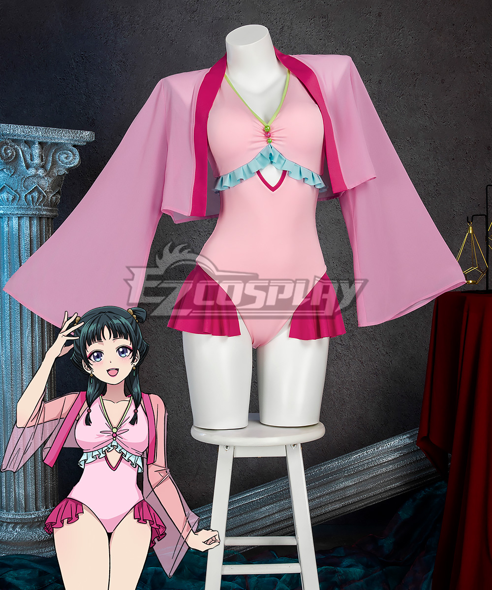 Ezcosplay Original Derivative The Apothecary Diaries Maomao Swimsuit Cute Bathing Suit Cosplay Costume