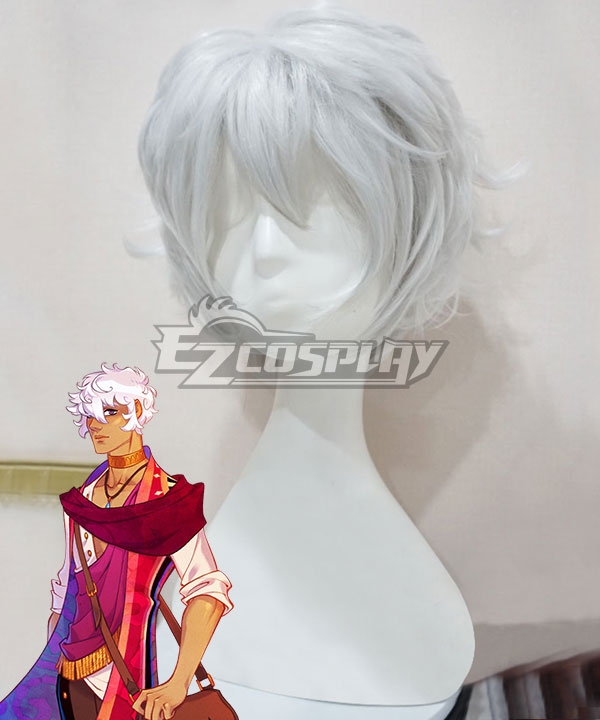 

The Arcana Asra Silver White Cosplay Wig - New Edition