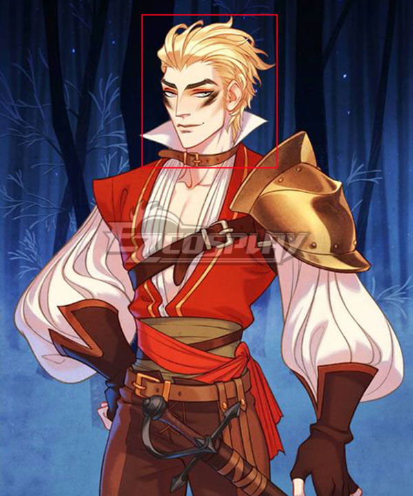 

The Arcana Mercenary Lucio Outfit Golden Cosplay Wig