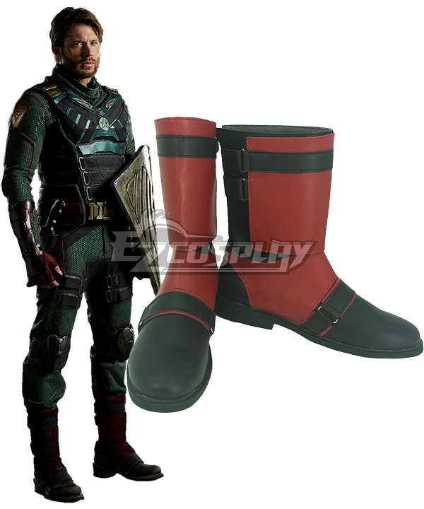 The Boys Soldier Boy Brown Shoes Cosplay Boots