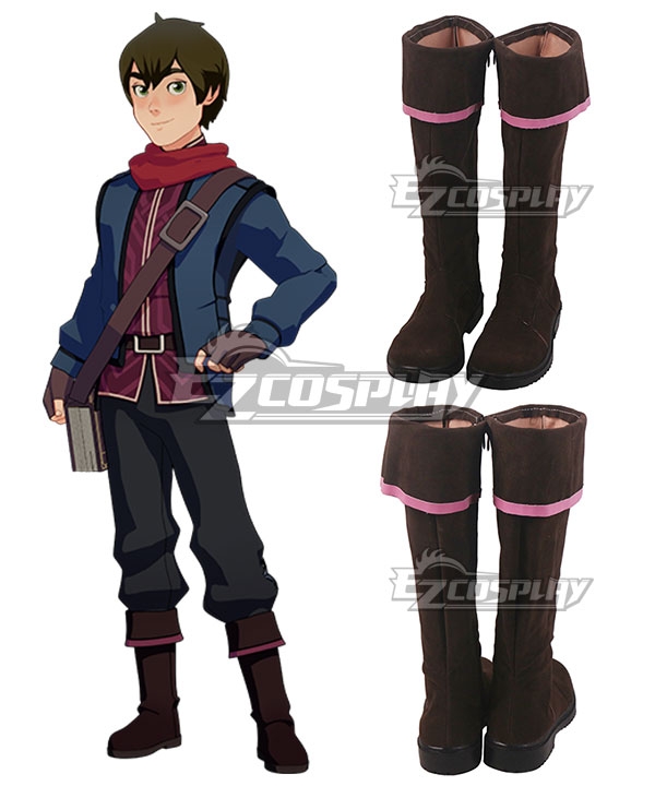 The Dragon Prince Prince Callum Brown Shoes Cosplay Boots