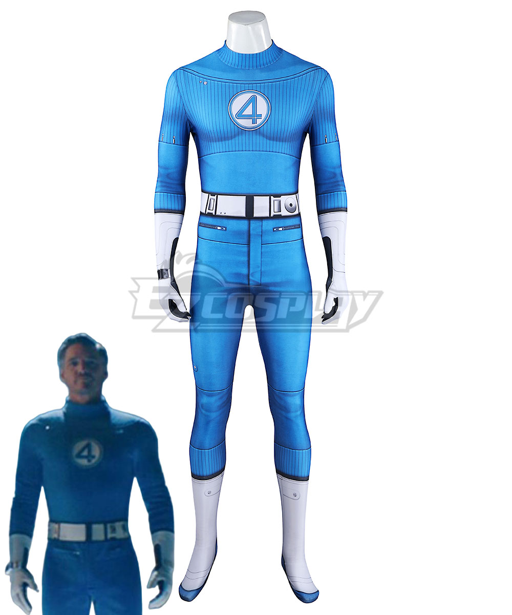 The Fantastic Four: First Steps Reed Richards Mister Fantastic Jumpsuit Cosplay Costume