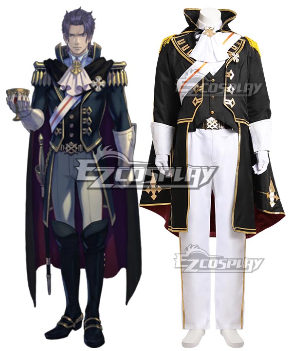 The Great Ace Attorney Chronicles The Grim Reaper of the Old Bailey Barok van Zieks Cosplay Costume