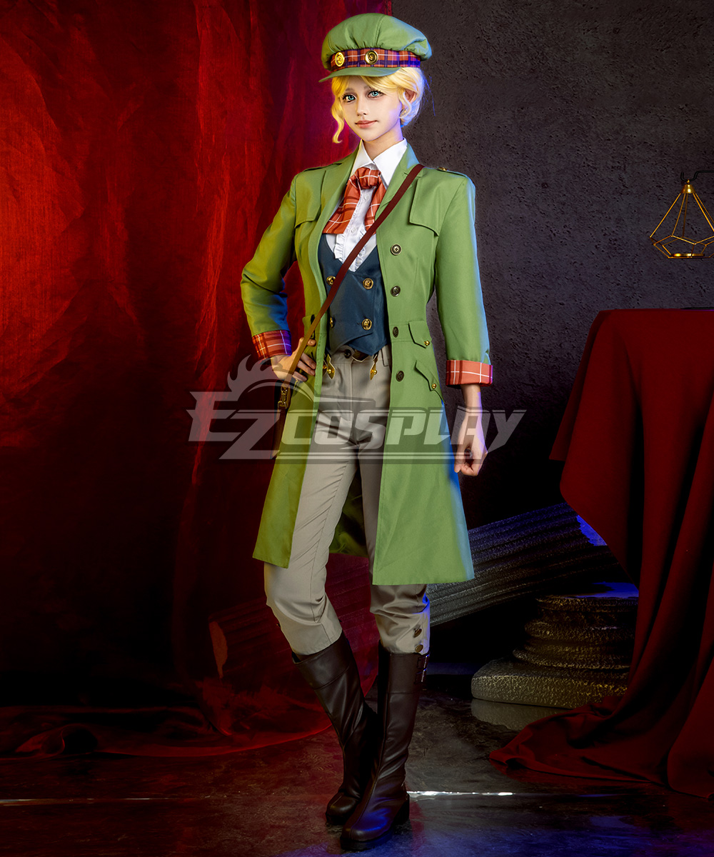 The Great Ace Attorney Chronicles Gina Lestrade Halloween Cosplay Costume