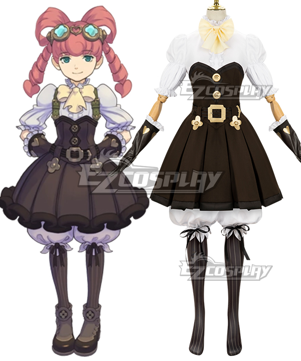The Great Ace Attorney Chronicles Precocious Docotr and Literary Young Lady Iris Wilson Cosplay Costume