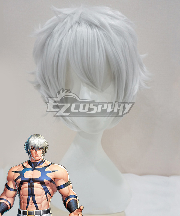 The King Of Fighters 97 KOF Orochi Silver Cosplay Wig