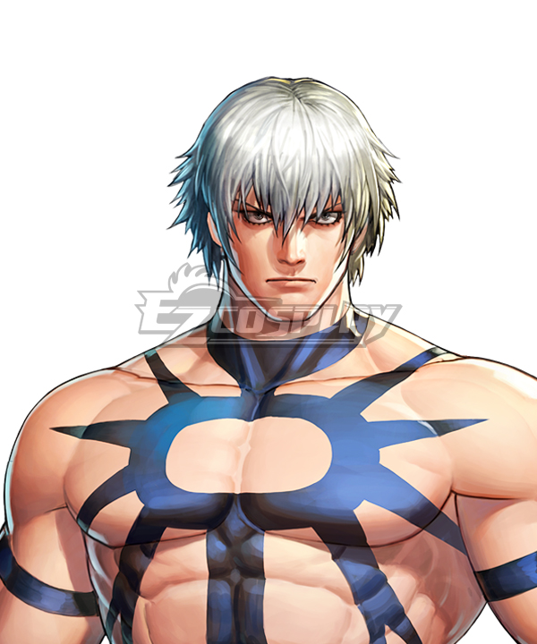 The King Of Fighters 97 KOF Orochi Silver Cosplay Wig