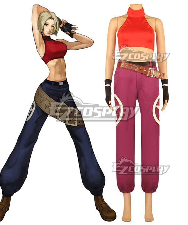 The King Of Fighters Blue Mary Cosplay Costume