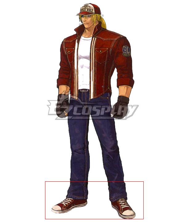 

The King of Fighters Fatal Fury Terry Bogard Red Cosplay Shoes