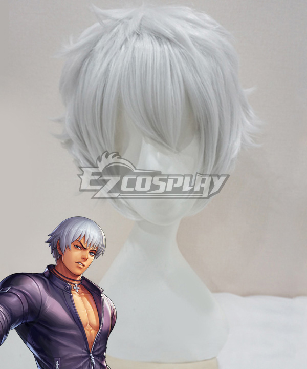 The King of Fighters K' K Dash Silver Cosplay Wig