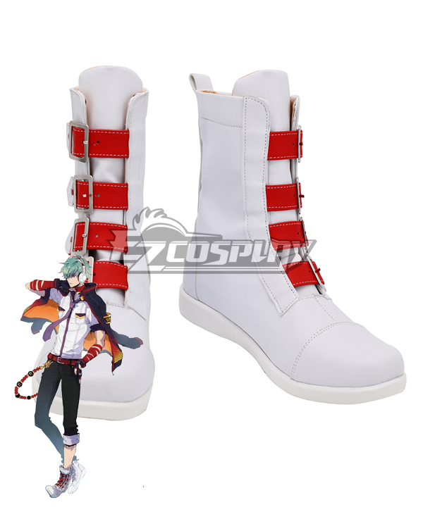The King Of Fighters XV KOF Shun'ei Silver Cosplay Shoes