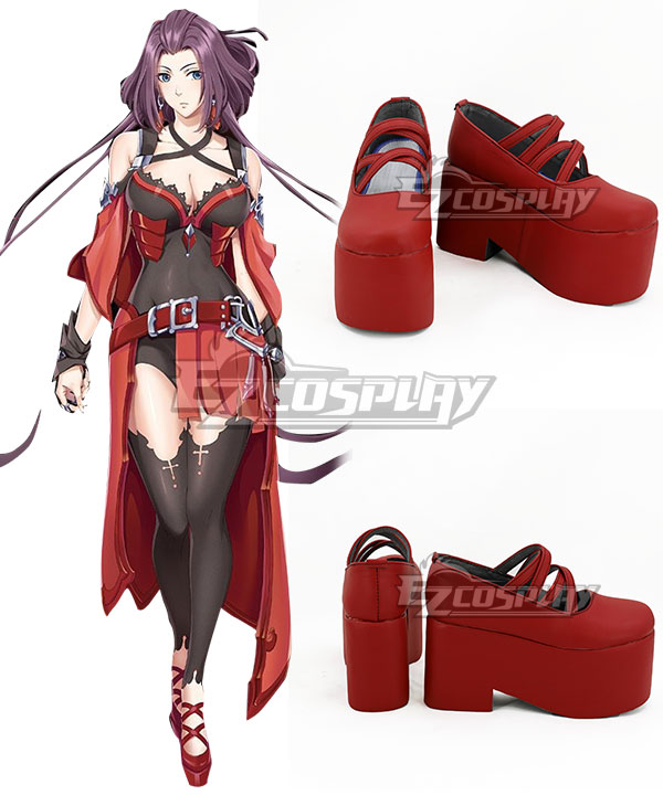 The King's Avatar Quan Zhi Gao Shou Happy Tang Rou Soft Mist Red Cosplay Shoes