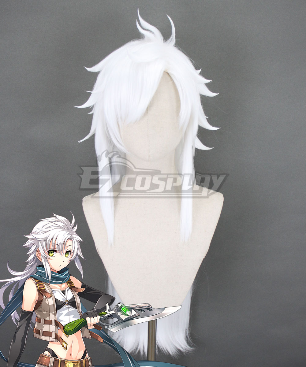 The Legend of Heroes - Hajimari no Kiseki Fie Claussell Silver Cosplay Wig