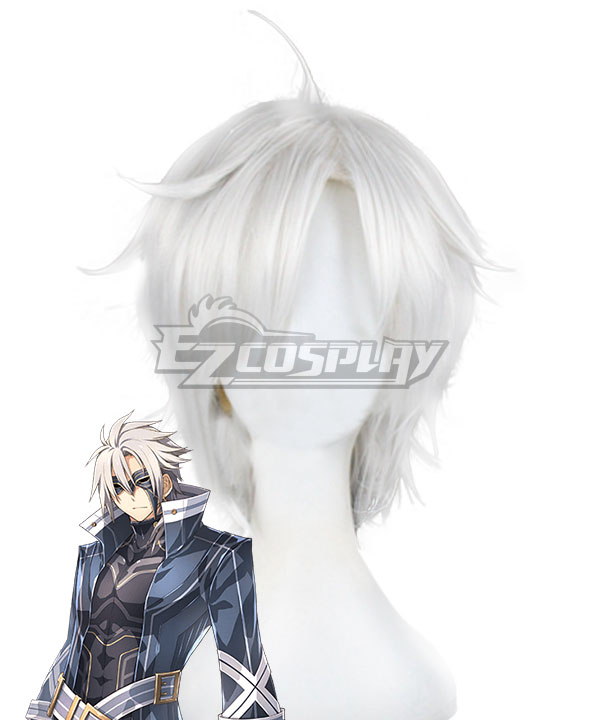 The Legend of Heroes: Trails of Cold Steel III Azure Siegfried White Cosplay Wig