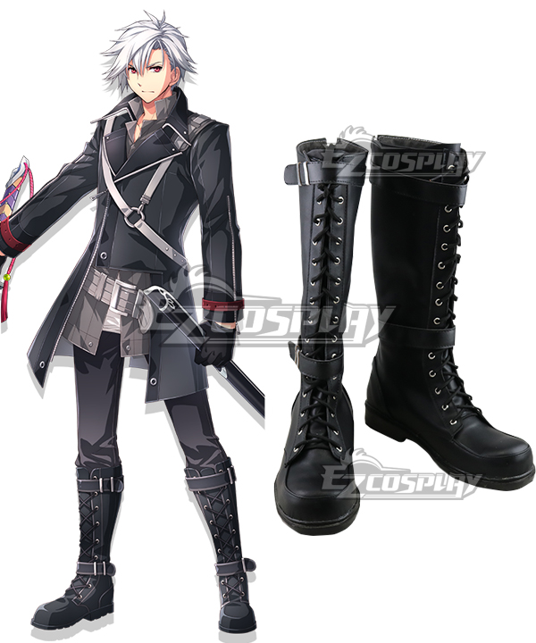 The Legend of Heroes: Trails of Cold Steel IV -THE END OF SAGA- Ⅳ Rean Schwarzer Black Cosplay Shoes