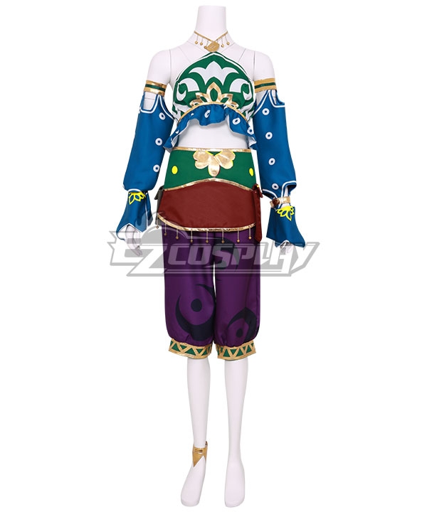 TLOZ Breath of the Wild Female Link Gerudo Outfit Cosplay Costume