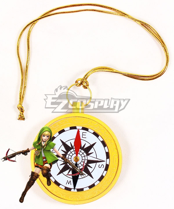 TLOZ: Breath of the Wild Linkle Necklace Compass Artwork Cosplay Accessory Prop