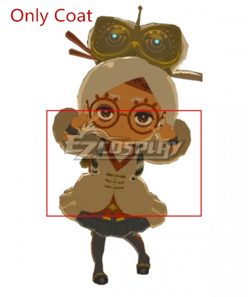 

The Legend Of Zelda: Breath Of The Wild Purah Cosplay Costume - Only Coat