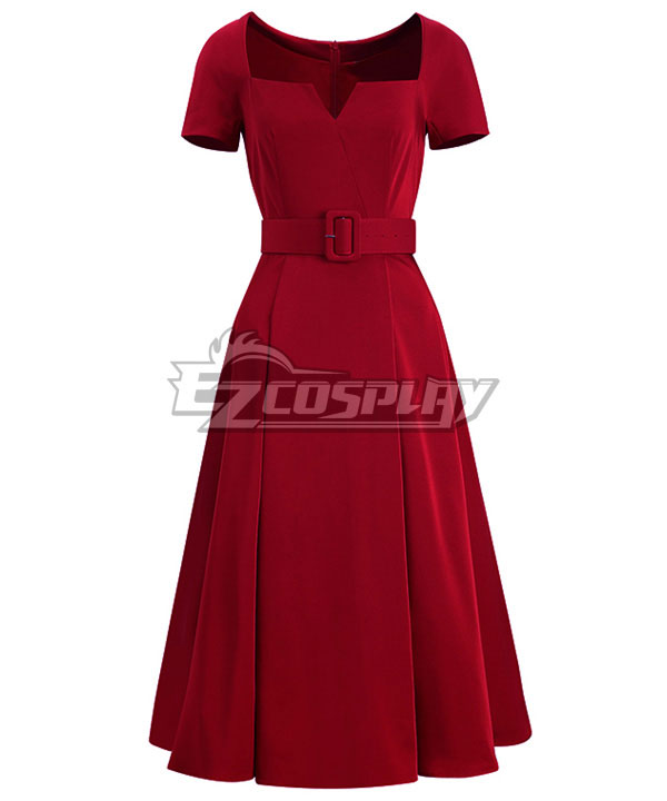 The Marvelous Mrs. Maisel Season 3 Miriam ‘Midge’ Maisel Red Dress Cosplay Costume